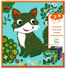 Djeco Scratch Cards - Country Creatures