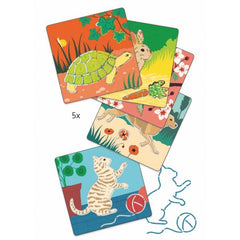 Djeco Stencils Cute Companions