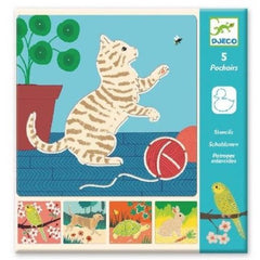 Djeco Stencils Cute Companions