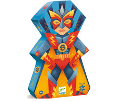 Djeco Silhouette Puzzle - Laser Boy