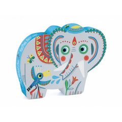 Djeco Silhouette Puzzle - Asian Elephant Haathee