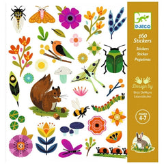 Djeco Paper Stickers - Garden