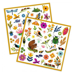 Djeco Paper Stickers - Garden