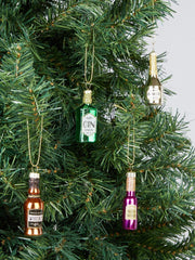 Sass & Belle Cheer Drink Bottles Christmas Decoration - Box of 4