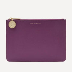 Estella Bartlett Medium Pouch - Purple with Charm
