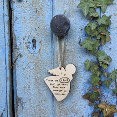 Wot Ma Like Wooden Angel Christmas Ornament