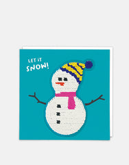 Redback Cards Xmas Snowman Christmas Card