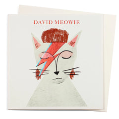 Ustudio - David Meowie Card