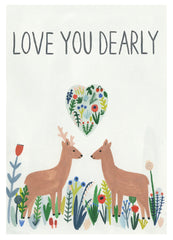 Roger La Borde Love You Dearly Card