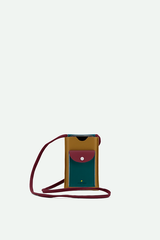 Sticky Lemon Large Phone Pouch - Inventor Green
