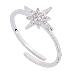 Scream Pretty - Silver Starburst Ring