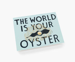 Rifle Paper The World is Your Oyster Card