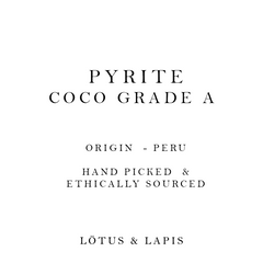 Lotus & Lapis Pyrite Coco