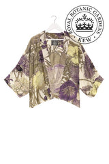 One Hundred Stars Thistle Purple Kimono