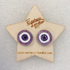 Esoteric London Acrylic Evil Eye Earrings