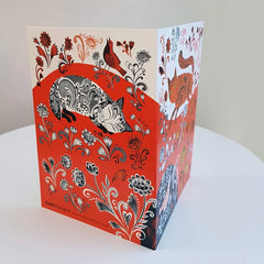 Lush Designs - Kitty Greeting Card