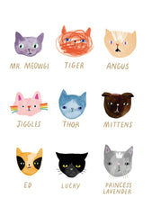 Roger La Borde Cats Greeting Card