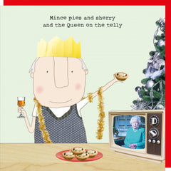 Rosie Made A Thing Christmas - Boy Sherry Card