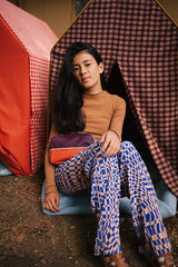 Sticky Lemon Large Fanny Pack - Stormy Purple + Love Story Red