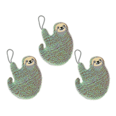 Kikkerland Sloth Sponges - Set of 3