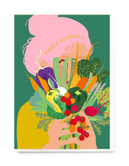 Noi Publishing Veg Bouquet Birthday Card