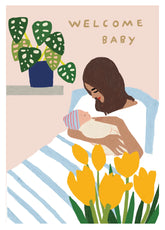 Roger La Borde Welcome Baby Card