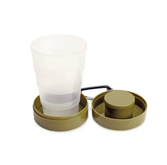 Kikkerland - Collapsible Tumbler With Pill Compartment