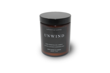 Lotus & Lapis Unwind Amber Candle