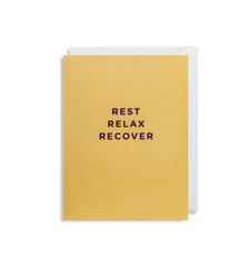 Lagom Design Rest Relax Recover Small Card