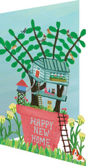 Roger La Borde Lasercut Pink Happy New Home Card
