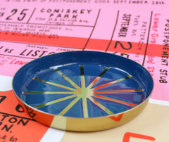 My Doris Art Deco Trinket Dish - Navy