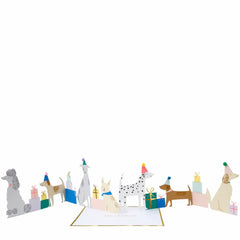 Meri Meri Dog Party Concertina Card