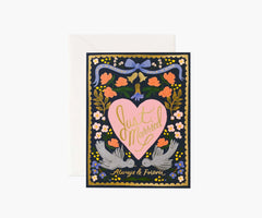 Rifle Paper Love Birds Wedding Card