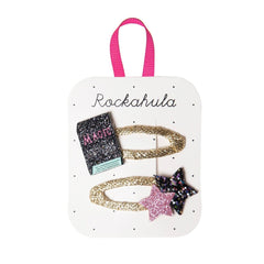 Rockahula Kids Magic Spellbook And Stars Hair Clips