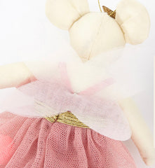Meri Meri Pink Pompom Mouse Decoration