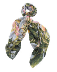 One Hundred Stars Chilli Plant Blue Scarf