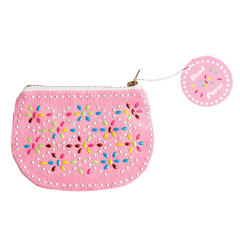 Rex Pink Beaded Purse