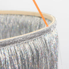 Meri Meri Tinsel Chandelier - Silver