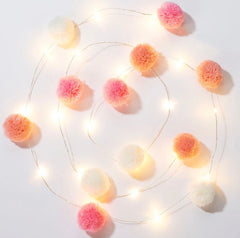 Talking Tables - We Heart Pink Pom Pom Lights