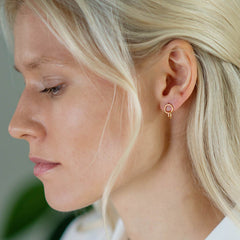 Matthew Calvin Jump Stud Earrings - Gold