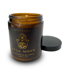 Lotus & Lapis Full Moon Candle