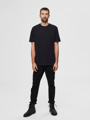 Selected Homme Relax T-Shirt Black