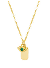 Estella Bartlett Necklace - Evil Eye Necklace Gold Plated