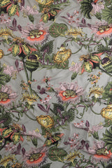 One Hundred Stars Eccentric Blooms Putty Scarf