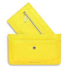 Estella Bartlett Canary Yellow Travel Document Wallet