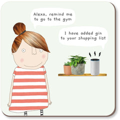Rosie Made A Thing - Alexa Gin Coaster