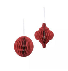 Sass & Belle Red Hanging Decorations