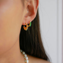 Enamel Copenhagen Paula Hoops - Grass Green