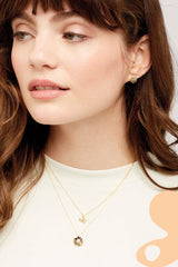 Estella Bartlett Cherry Blossom Stud Earrings Gold Plated