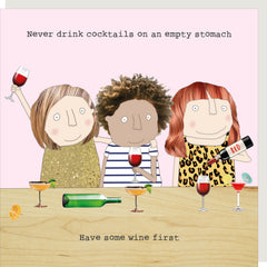 Rosie Made A Thing - Wine First Card